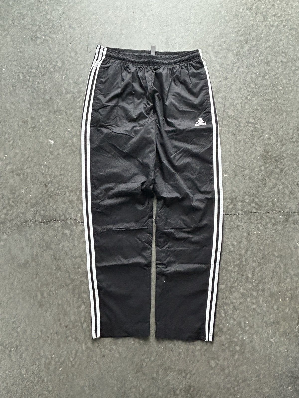Adidas Vintage Y2K Adidas Track Pants Drill Nylon Size US 30 / EU 46 - 1 Thumbnail
