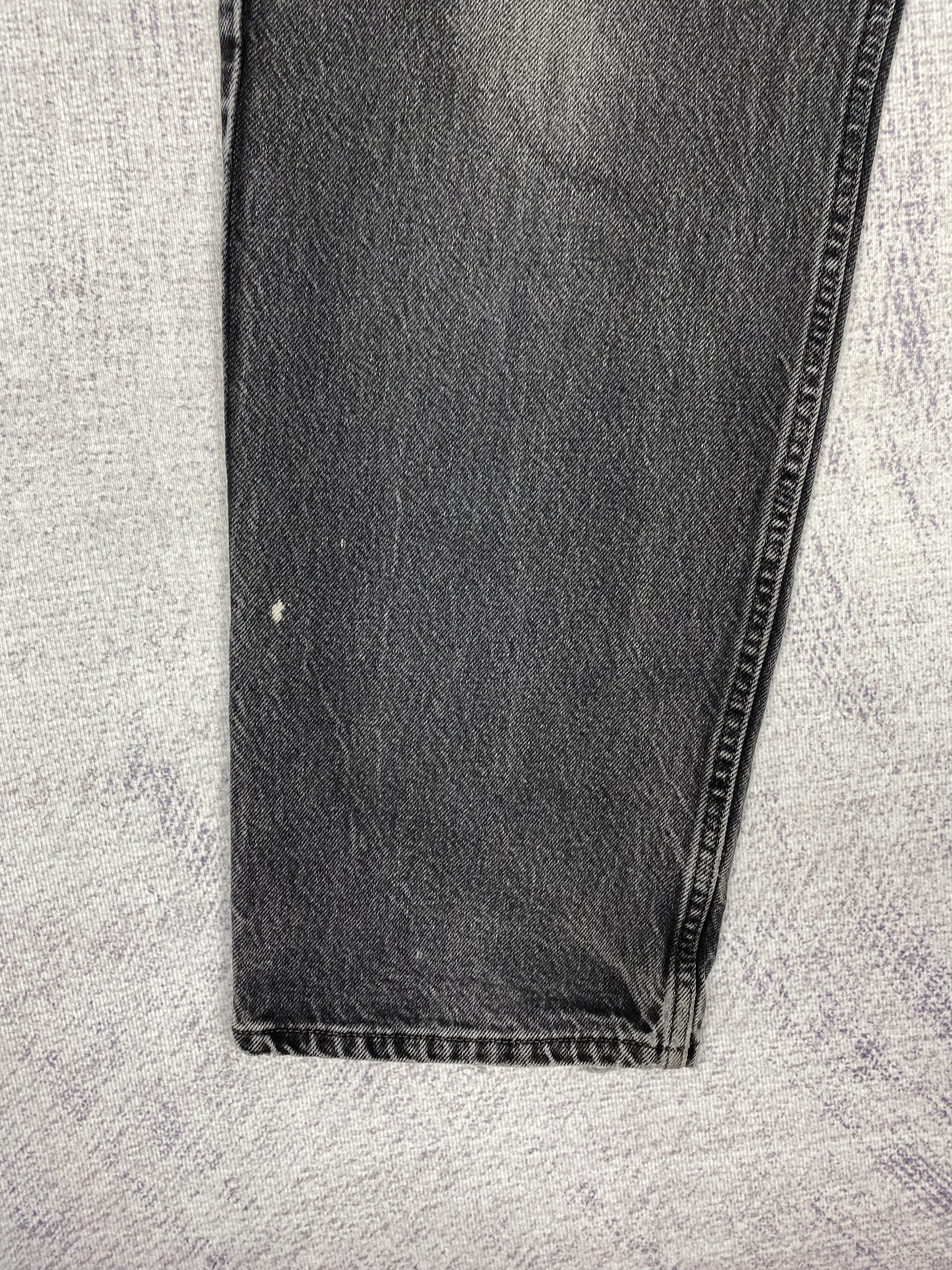 Levi's Vintage Levi's 550 Relaxed Fit Black Denim Jeans PT0482 Size US 36 / EU 52 - 7 Thumbnail