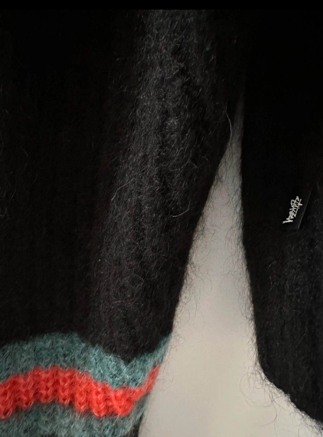Stussy Stussy Mohair Tennis Sweater - Black - Size Medium (BNWT) Size US M / EU 48-50 / 2 - 5 Thumbnail