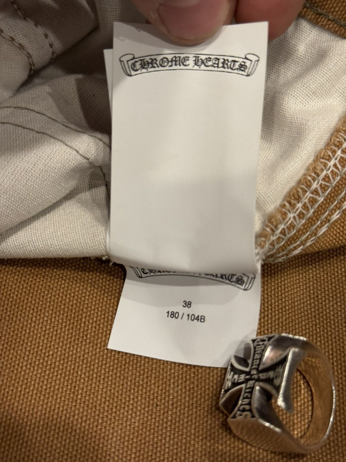 Chrome Hearts Chrome Hearts Star Parch Carhartt Double Knee Pants Size US 38 / EU 54 - 10 Thumbnail