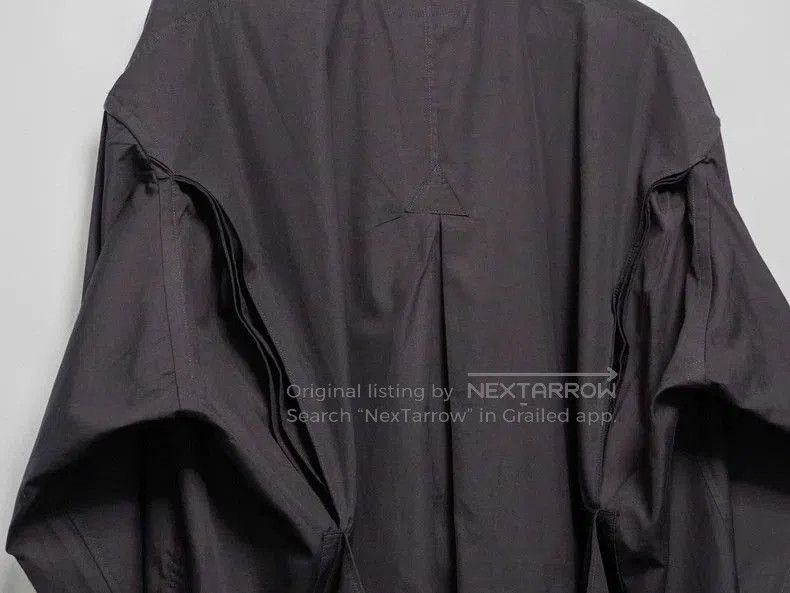 Yohji Yamamoto YohjiYamamoto1980ss Pleated Belt Shirt Jacket, Yamamoto. Size US L / EU 52-54 / 3 - 4 Thumbnail