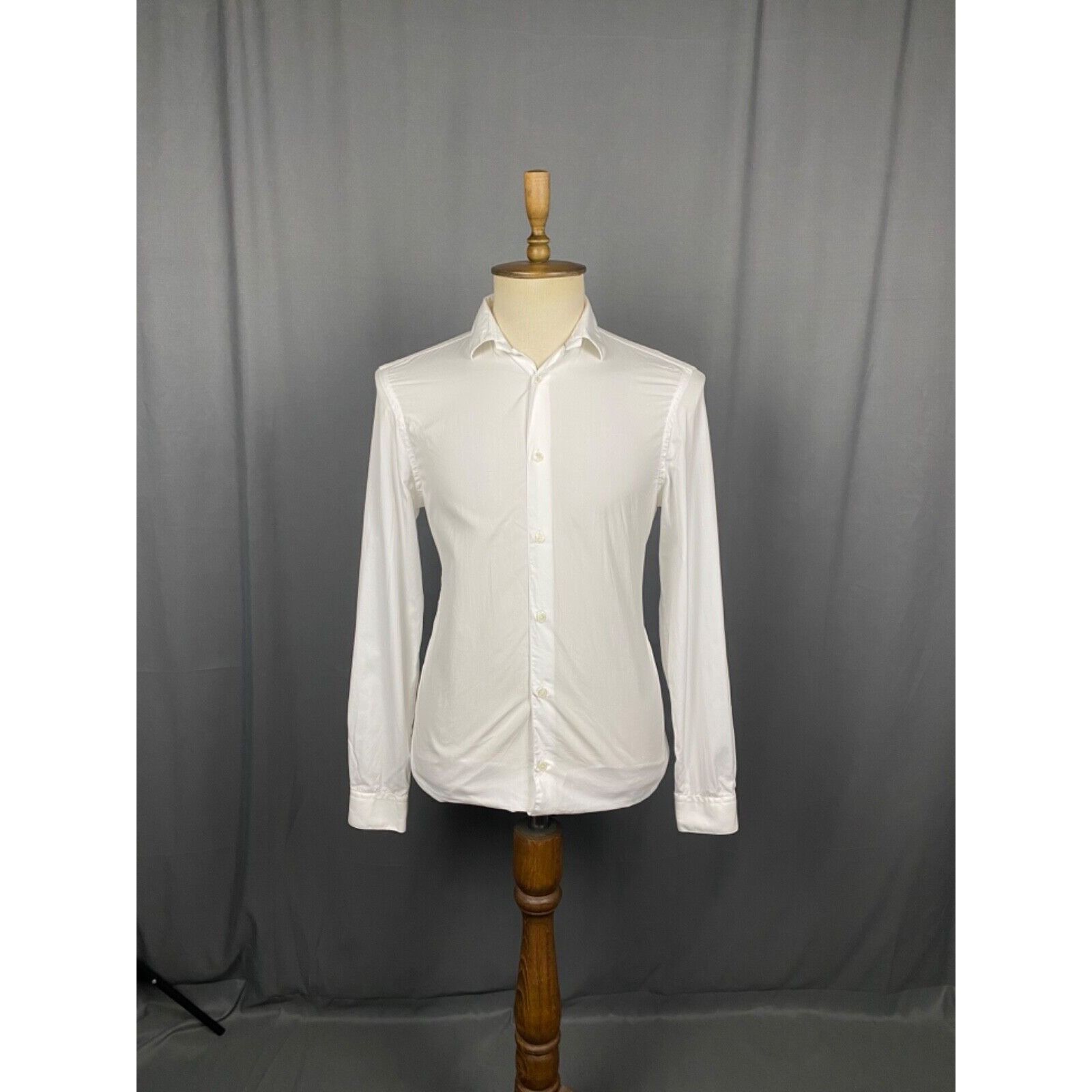 Burberry Burberry Men's White Longsleeve Shirt Size 15 - 38 Size US M / EU 48-50 / 2 - 3 Thumbnail
