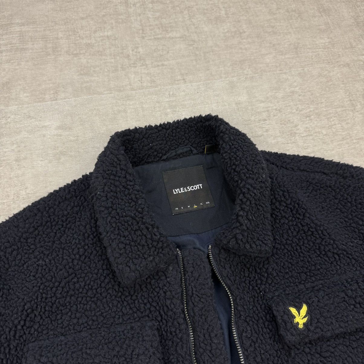 Lyle & Scott Lyle & Scott Navy Sherpa Jacket Size US L / EU 52-54 / 3 - 3 Thumbnail
