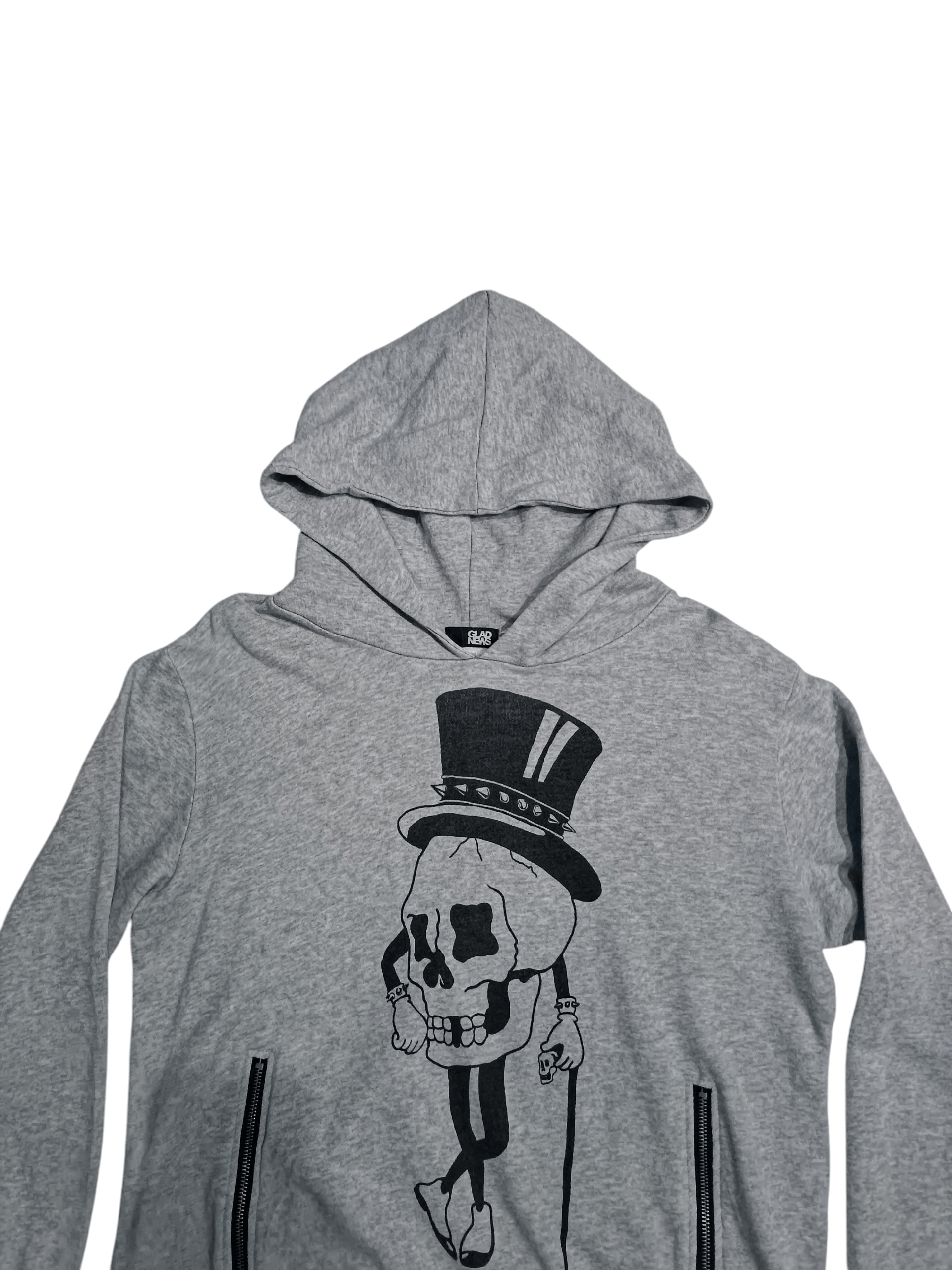 Hysteric Glamour × Japanese Brand × Le Grande Bleu (L.G.B.) Glad News Skull Head Sweater Hoodie Size US L / EU 52-54 / 3 - 3 Thumbnail