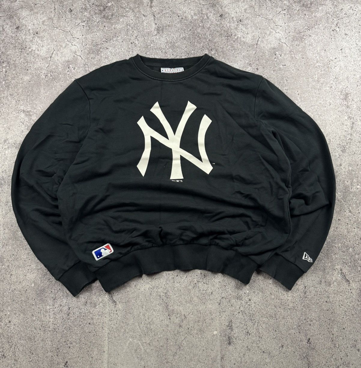 New York Yankees Vintage NY New York Yankees MLB Majestic Big Logo Sweatshirt Size US M / EU 48-50 / 2 - 1 Thumbnail