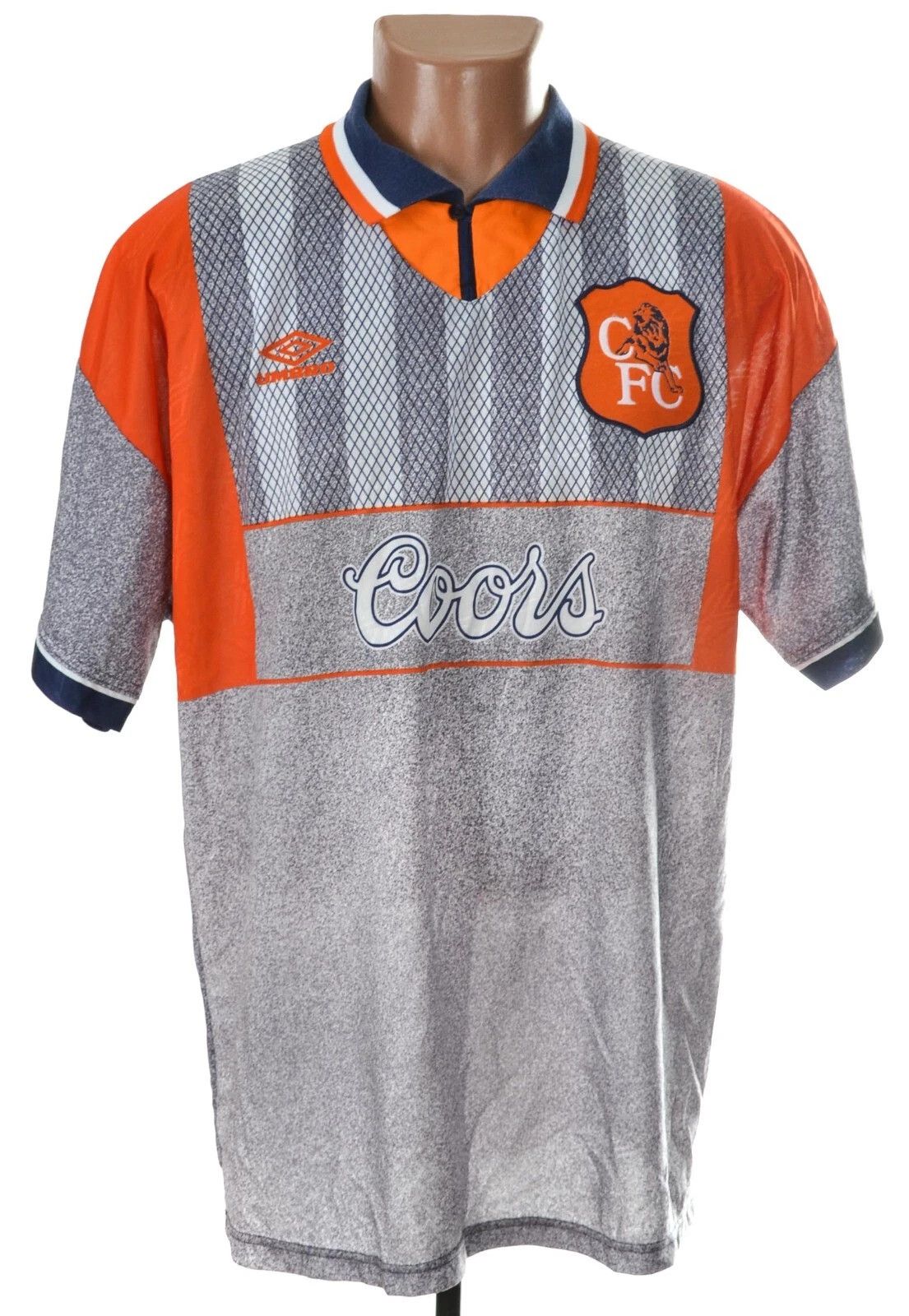 Umbro CHELSEA 1994/1996 AWAY FOOTBALL SHIRT JERSEY UMBRO SIZE XL Size US XL / EU 56 / 4 - 1 Thumbnail