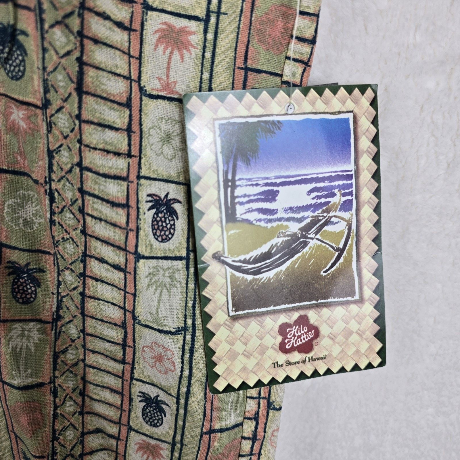 Hilo Hattie Hilo Hattie Silk Hawaiian Shirt Medium Button Up Pineapple Size US M / EU 48-50 / 2 - 6 Thumbnail