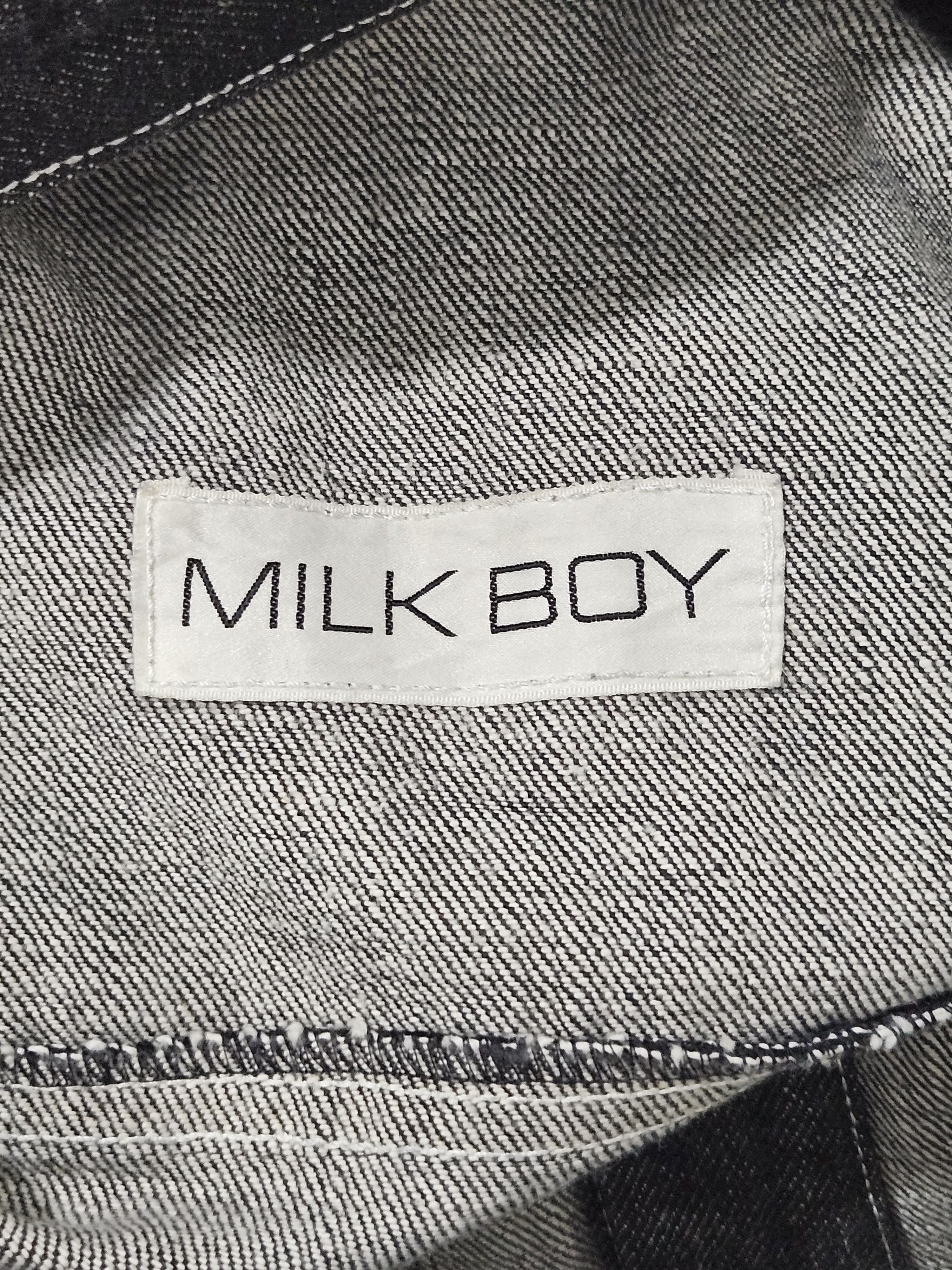 Japanese Brand Milkboy Denim Jeans designer Jacket Size US XL / EU 56 / 4 - 4 Thumbnail
