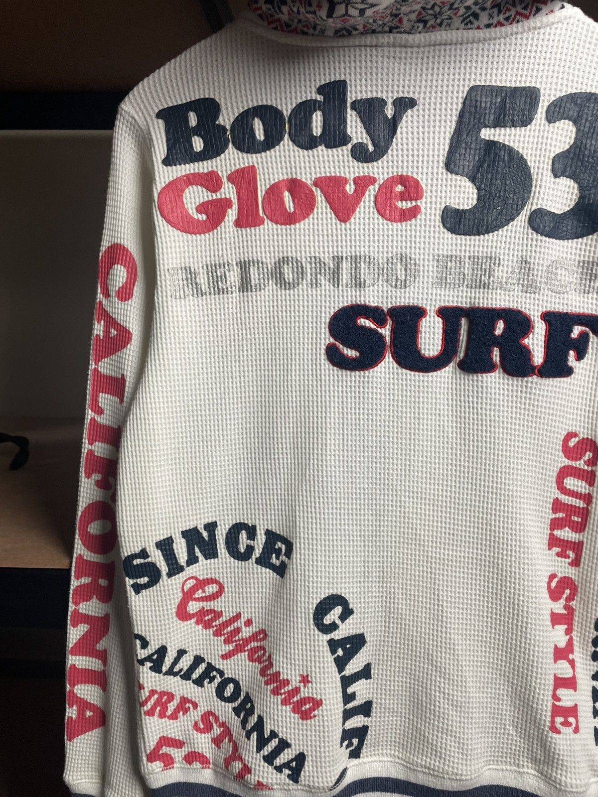 Body Glove 2011 Body Glove "Redondo Beach" waffle-knit zip-up hoodie Size US S / EU 44-46 / 1 - 12 Thumbnail