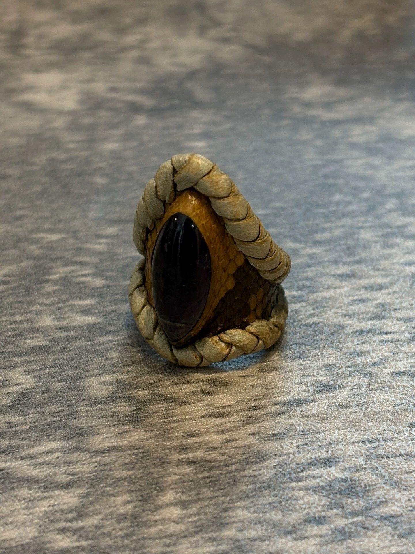 KMRii kmrii Japanese Rare Amethyst Braided Ring Size ONE SIZE - 2 Thumbnail
