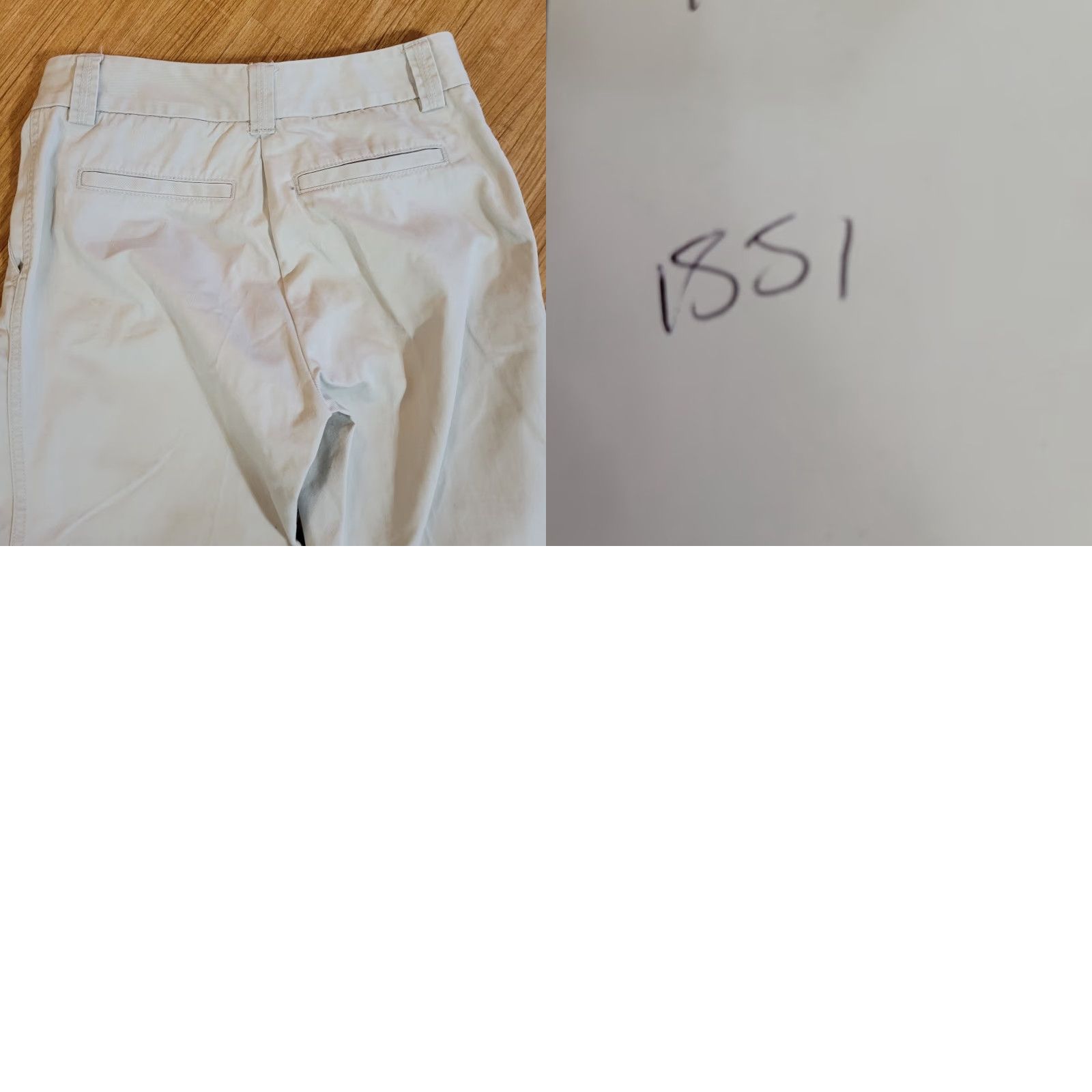 J.Crew J.CREW Pants Womens 10 Beige Twill Flat Front Flare 90s Y2K Vintage Style Dress Pants Womens Size 29" - 9 Thumbnail