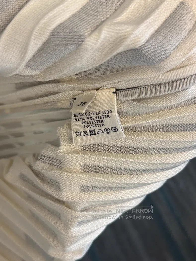 Hermes Hermes Silk and polyester blend, black and white abstract Size XS / US 0-2 / IT 36-38 - 3 Thumbnail