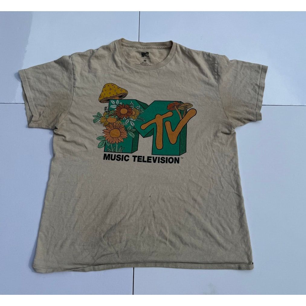 Mtv MTV Trippy Shroom Tee – Retro Vibes, Psychedelic Style Size US M / EU 48-50 / 2 - 1 Thumbnail