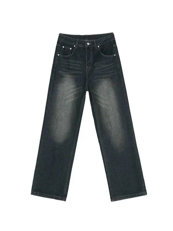 Jean Kikuchi x Ayako Blue Washed Wide Leg Denim Jeans Size US 32 / EU 48 - 5 Thumbnail