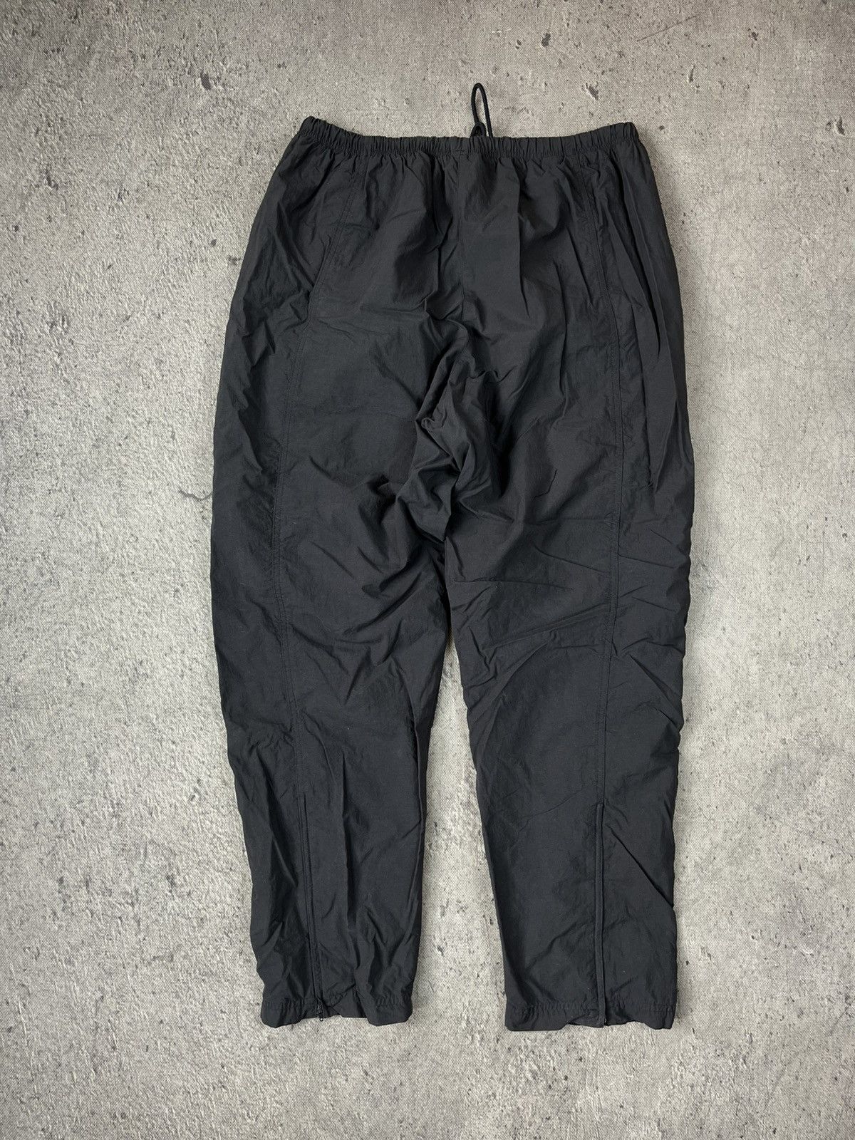Nike × Vintage Nike - grey loose fit swoosh trackpants Size US 34 / EU 50 - 6 Thumbnail
