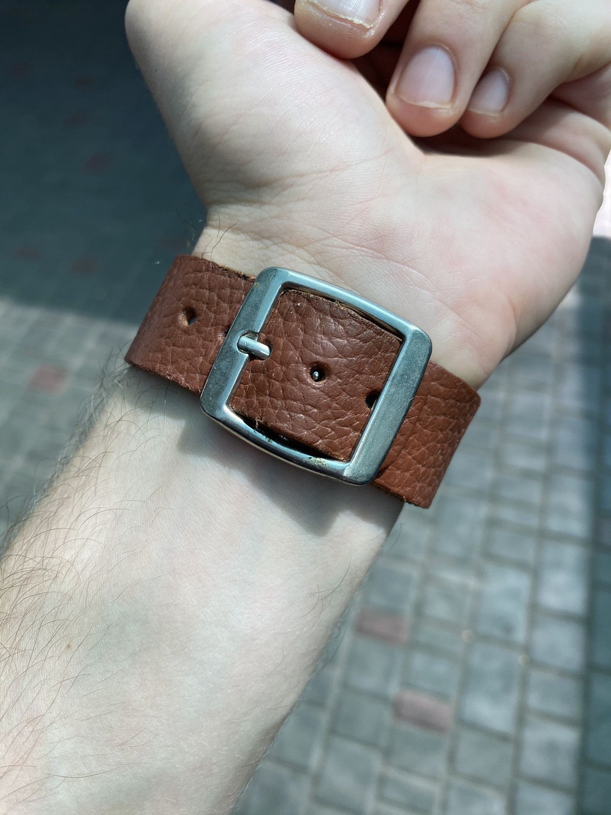 Jewelry Men's retro Watch. Brown Leather Size ONE SIZE - 4 Thumbnail
