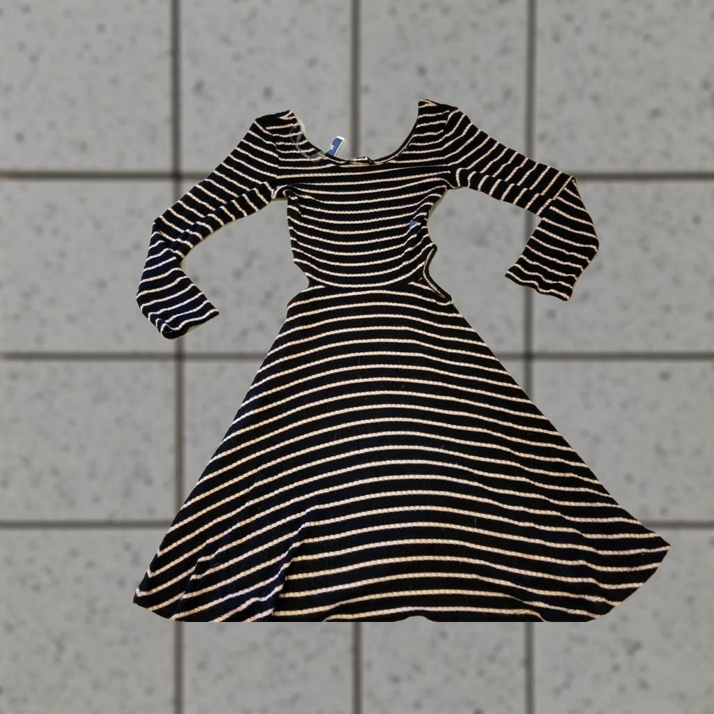 American Eagle Outfitters Womens American Eagle Outfitters Dress M Medium Black Cotton Size M / US 6-8 / IT 42-44 - 1 Thumbnail