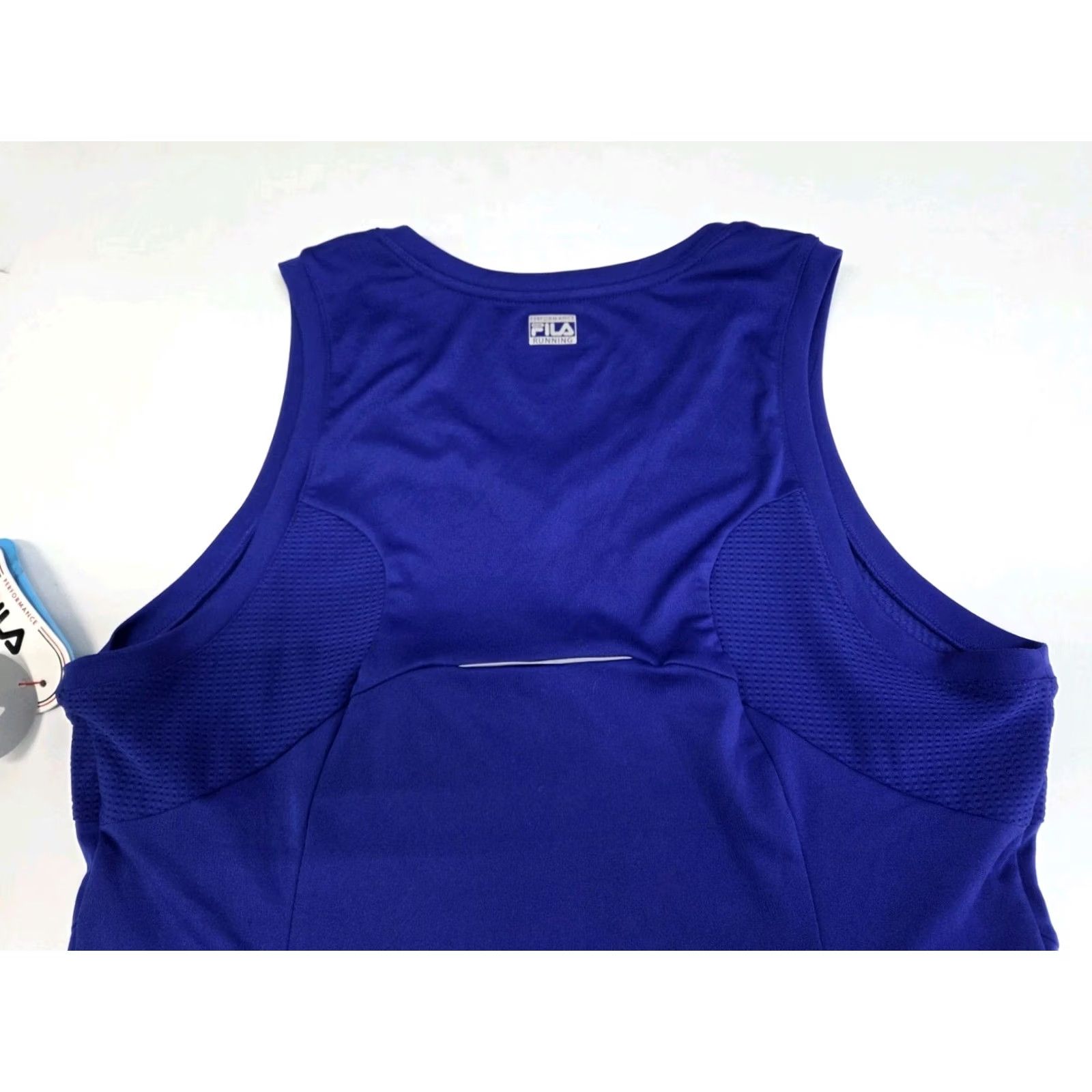 Fila Fila Womens Performance Sport Running V Neck Blue Tank Top M NWT Size M / US 6-8 / IT 42-44 - 5 Thumbnail