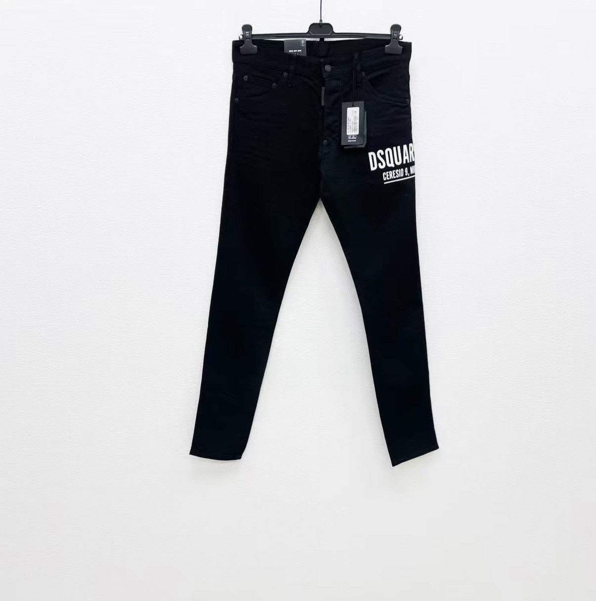 Dsquared2 DSQUARED2 (D2) Stretch Black Slim Jeans J30 Size US 28 / EU 44 - 1 Thumbnail