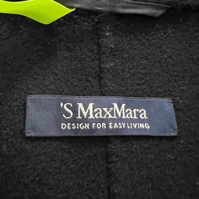 Max Mara Max Mara Black double-breasted hooded coat Size M / US 6-8 / IT 42-44 - 4 Thumbnail