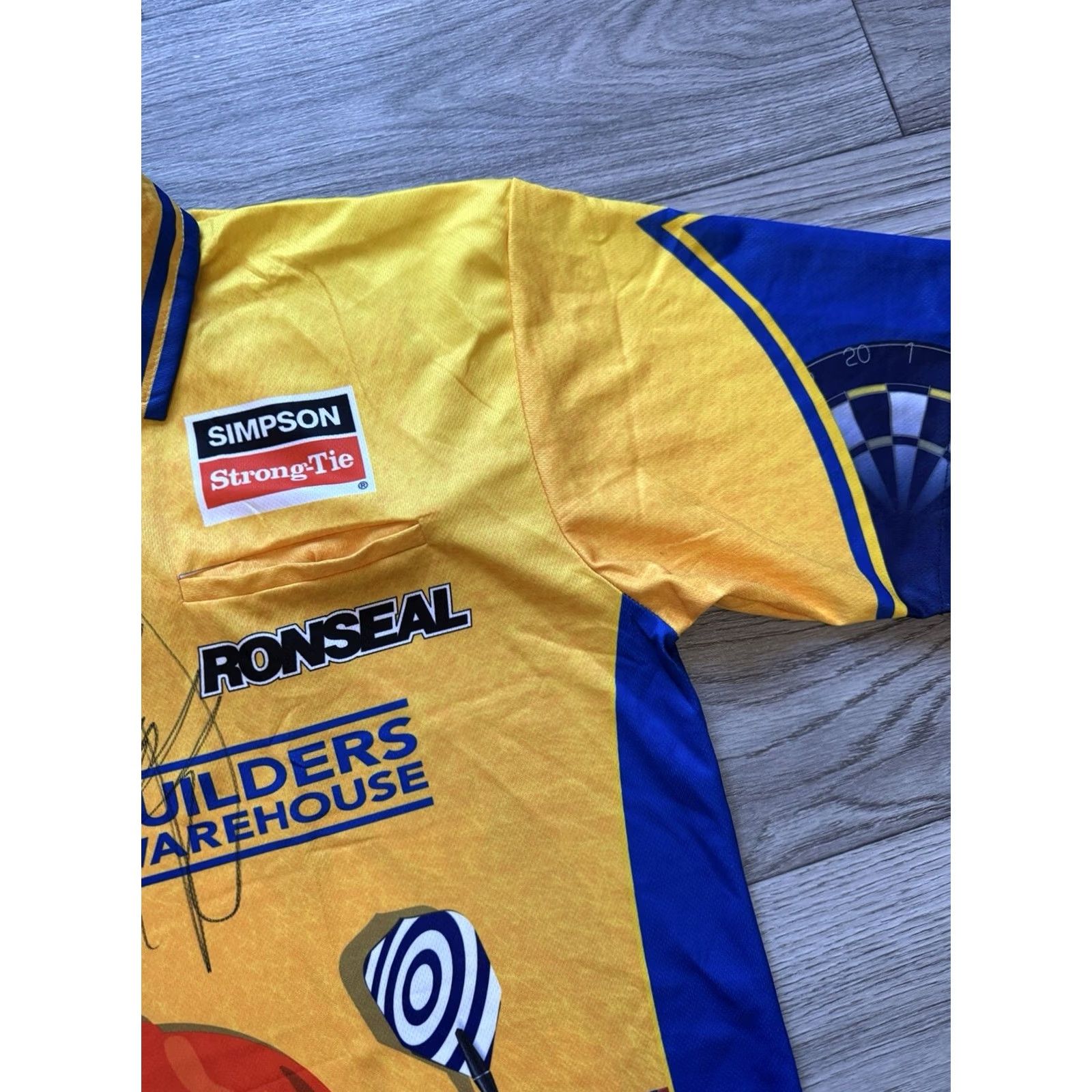 Warehouse Selco Builders Warehouse Darts Shirt Size L With Autograph Mens T-Shirt Multicolor Size US L / EU 52-54 / 3 - 6 Thumbnail