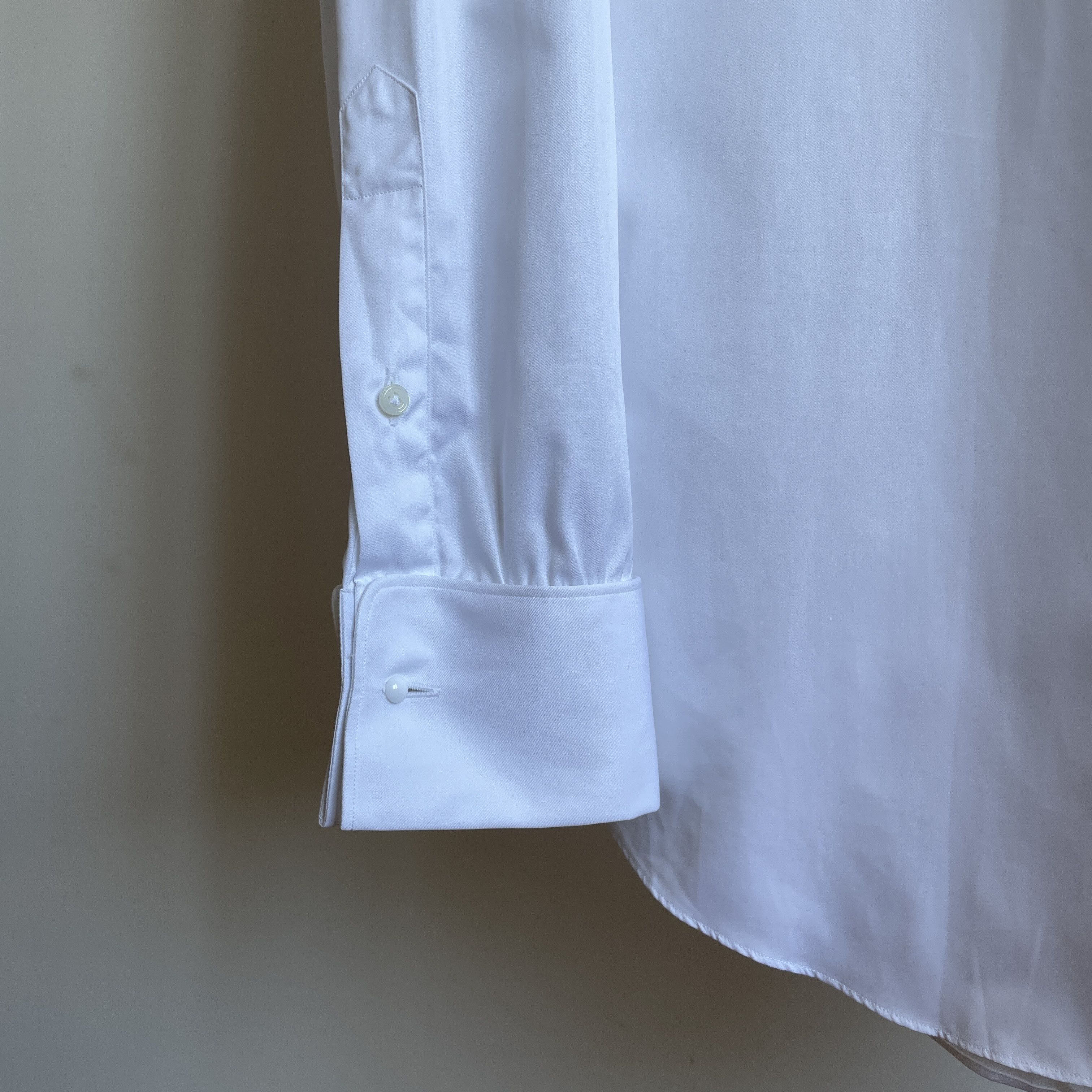Suitsupply Suitsupply Cufflinks Slim Fit White Dress Shirt Size 46R - 5 Thumbnail