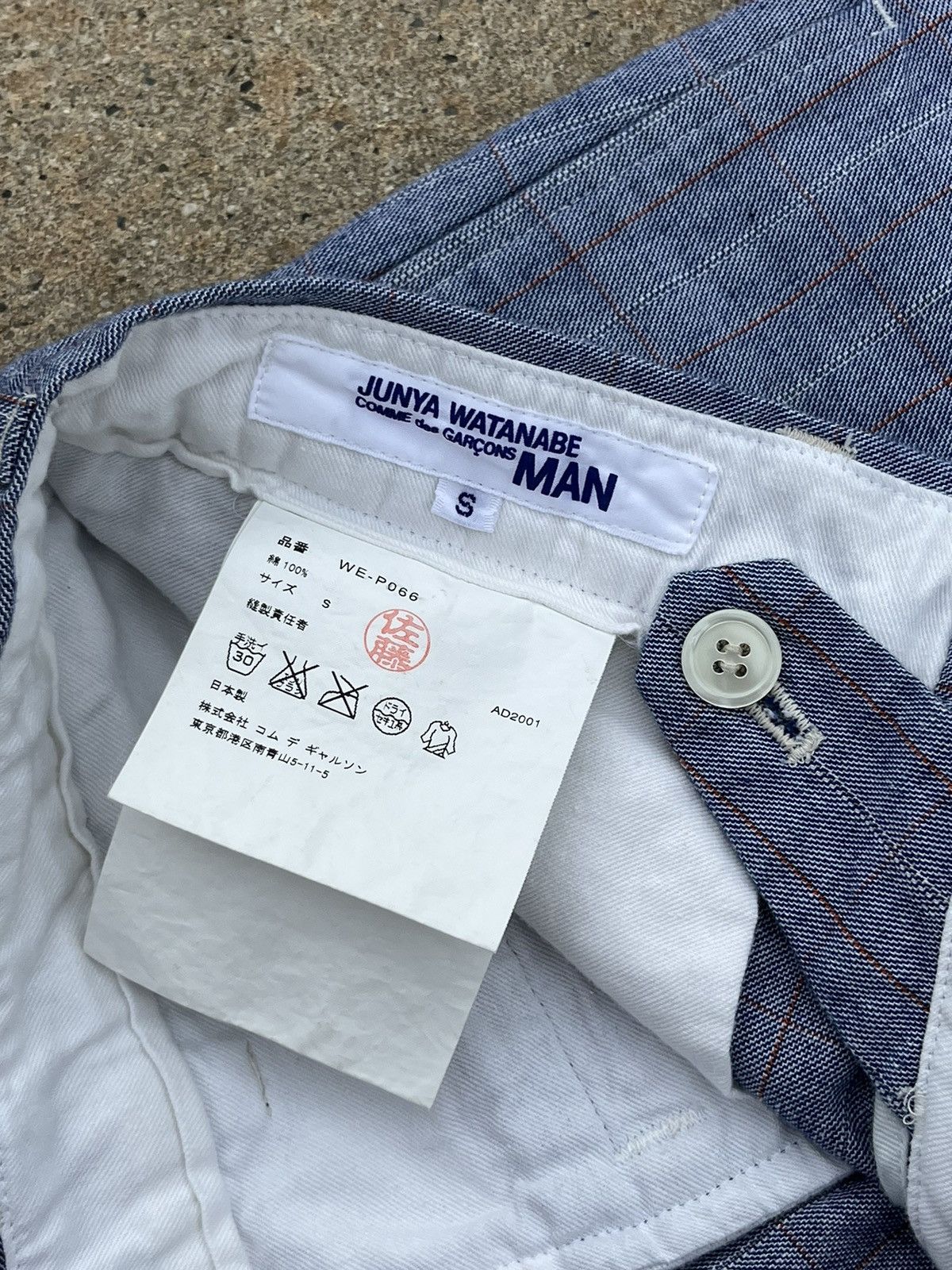 Comme des Garcons SS2001 Junya Watanabe X Comme Des Garcons Checked Shorts Size US 30 / EU 46 - 6 Thumbnail