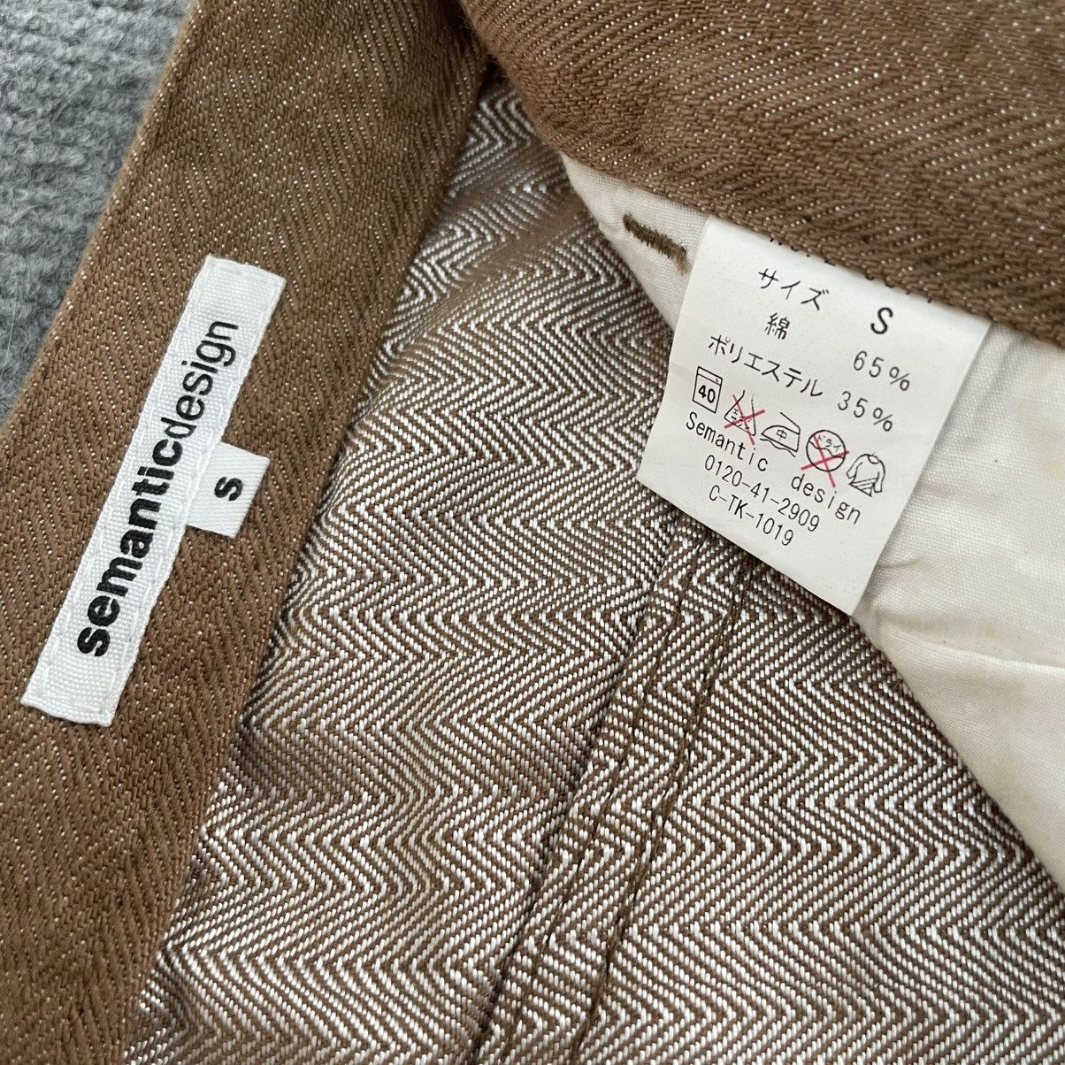 semanticdesign Semantic Design Brown Denim Flared Pants New with Tag Size US 29 - 5 Thumbnail