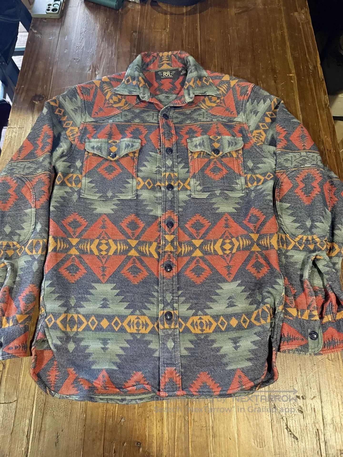 RRL Ralph Lauren RRL Western Ethnic Pattern Shirt. Size US XS / EU 42 / 0 - 1 Thumbnail