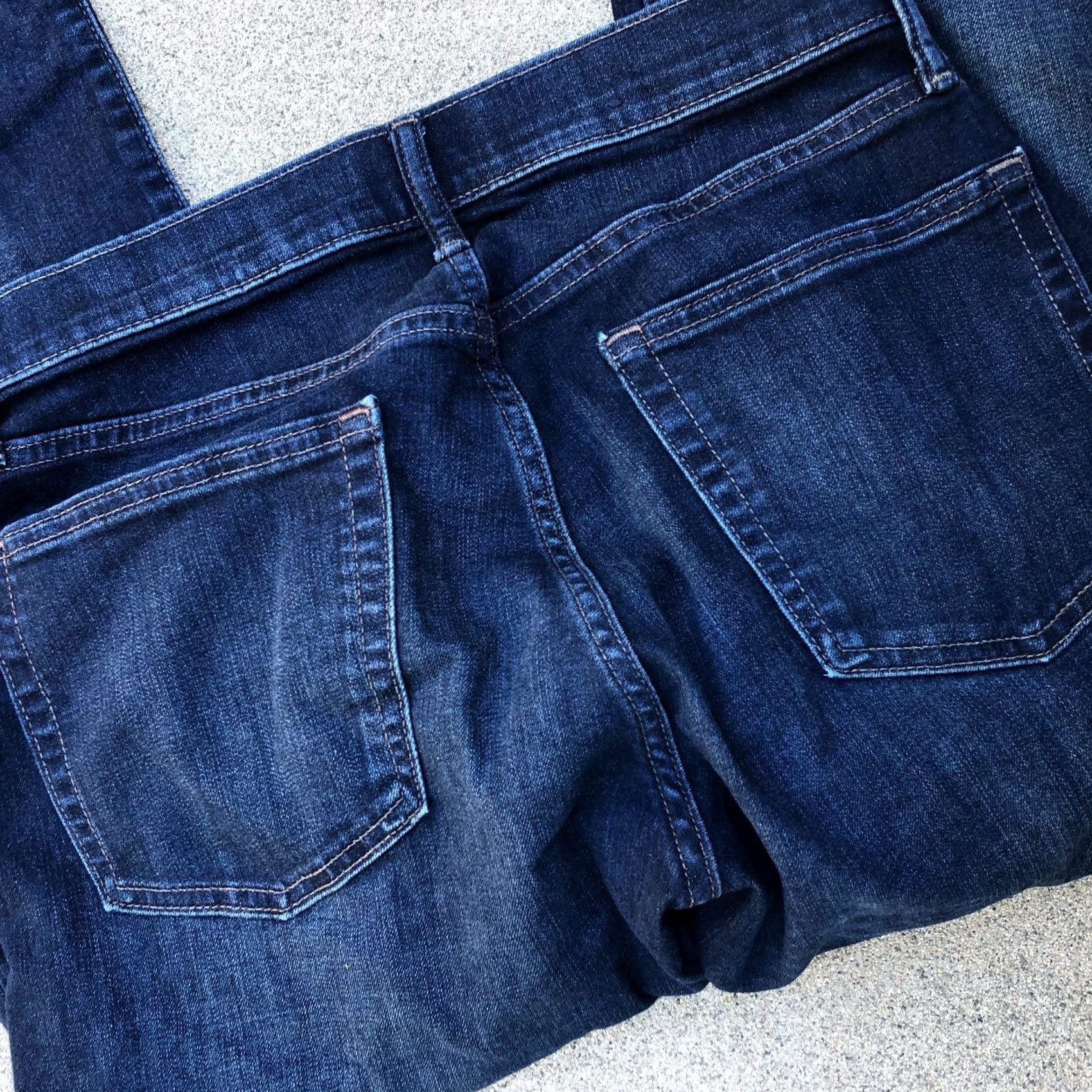 Gap GAP Denim Jeans Mens 29 x 30 Dark Wash Straight Leg Denim Pants Blue Regular Size 29 Mens Jeans Size US 29 - 3 Thumbnail