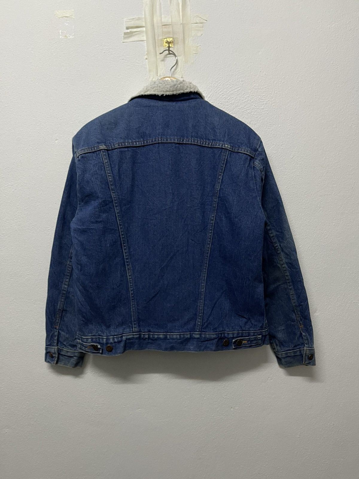 Wrangler 80s WRANGLER SHERPA FLEECE WESTERN DENIM JACKET RARE Size US M / EU 48-50 / 2 - 2 Thumbnail