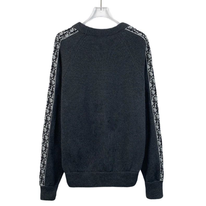 Dior Dior Dark gray side logo letter inlaid cotton round-neck lo Size US S / EU 44-46 / 1 - 2 Thumbnail