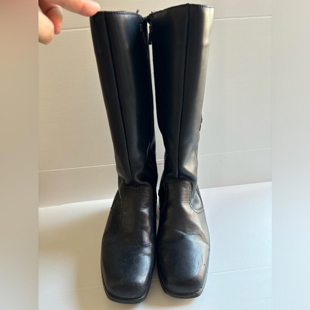 Designer Contoura Women's Real Leather Black Boots, perfect condition Size US 6 / IT 36 - 4 Thumbnail