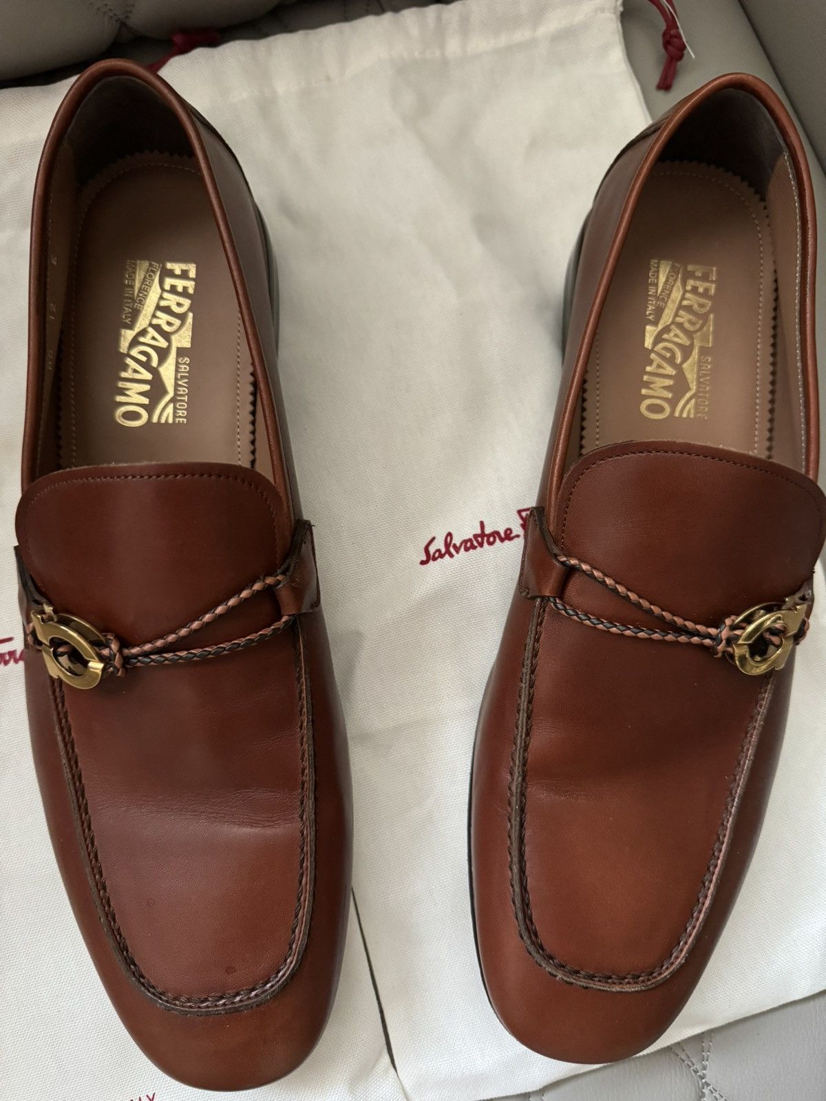 Salvatore Ferragamo AG U 06566 Size US 12 / EU 45 - 1 Thumbnail