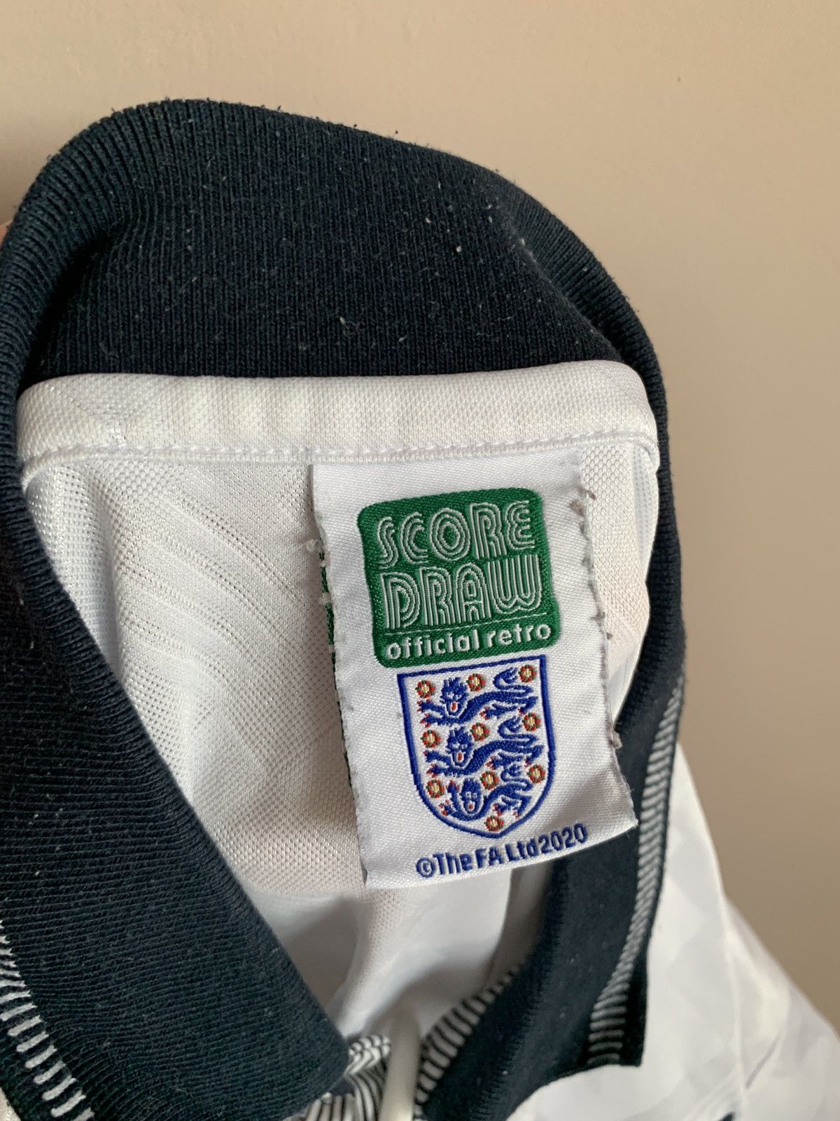Other England Home Football Shirt Retro Score Draw Soccer Jersey M Size US M / EU 48-50 / 2 - 9 Thumbnail