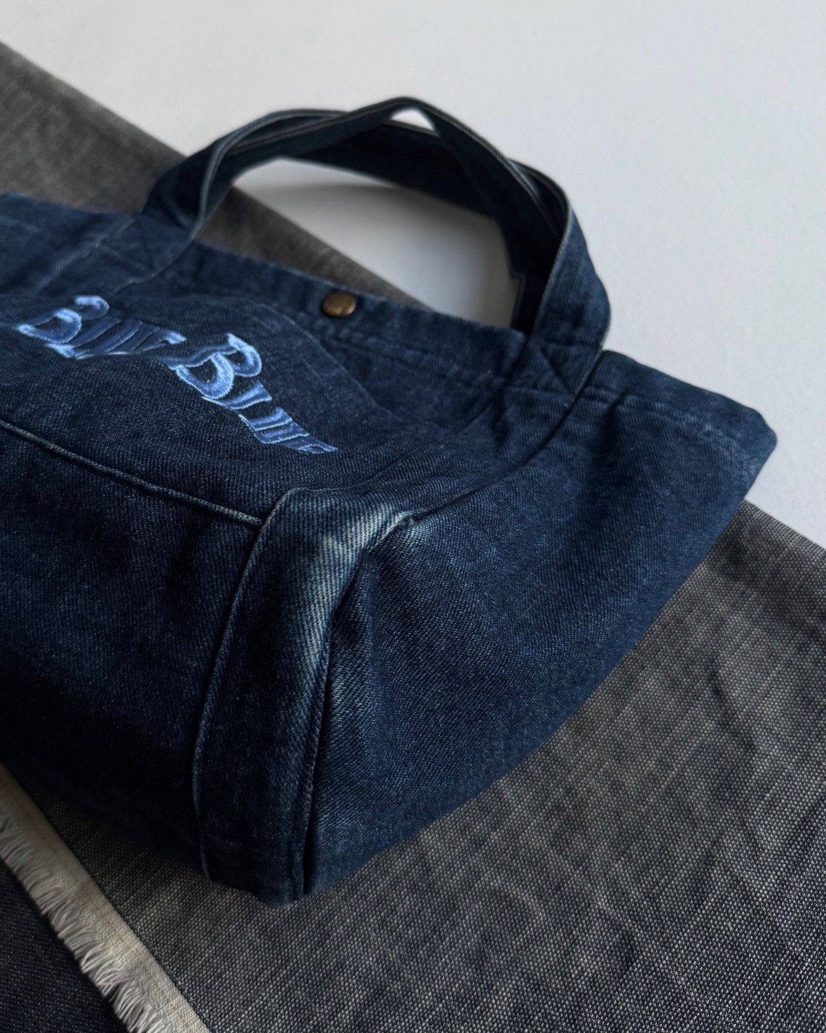 Blue Blue Japan BLUE BLUE ANCHOR DENIM TOTE BAG Size ONE SIZE - 9 Thumbnail