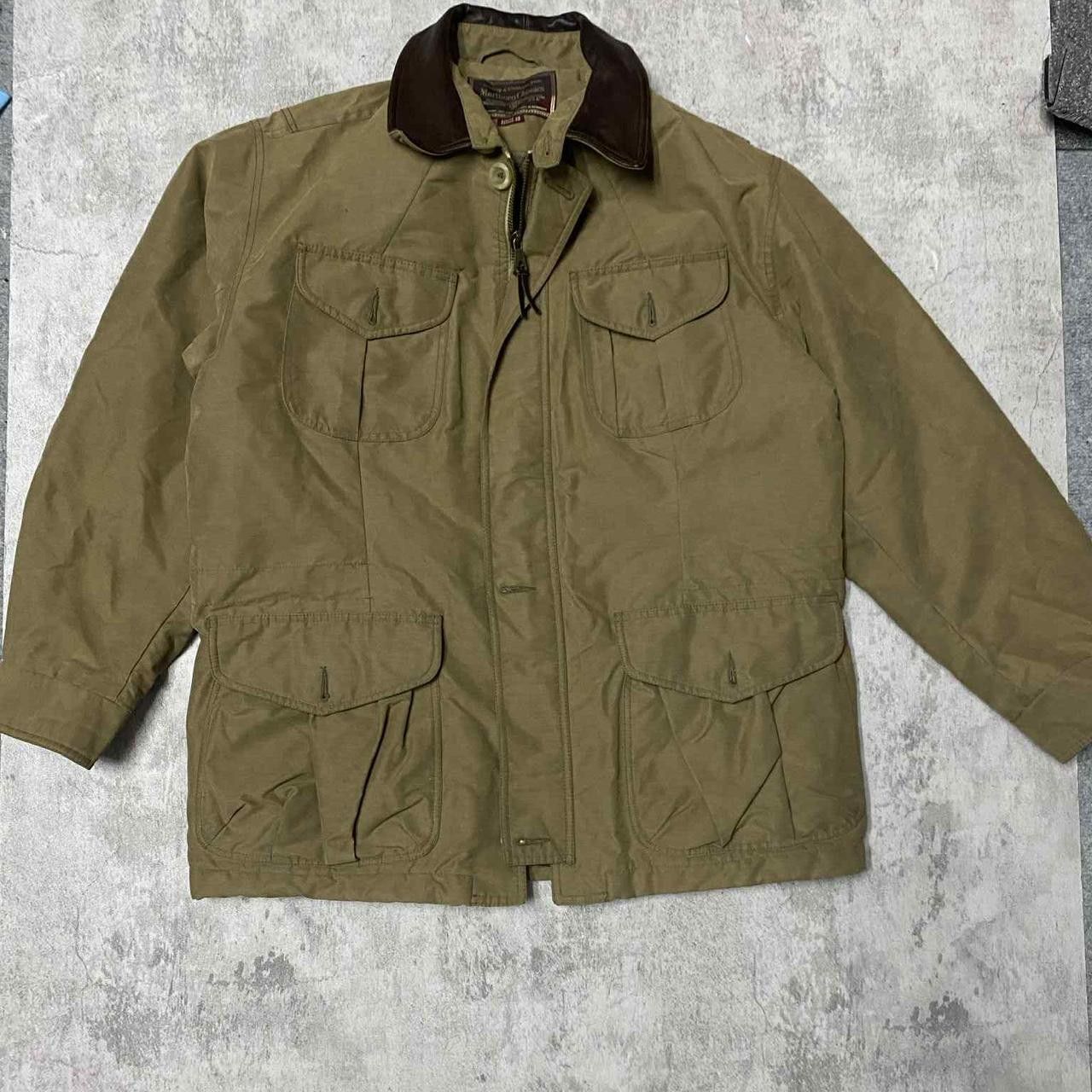 Other Olive green L.L.Bean canvas hunting jacket Size US L / EU 52-54 / 3 - 1 Thumbnail