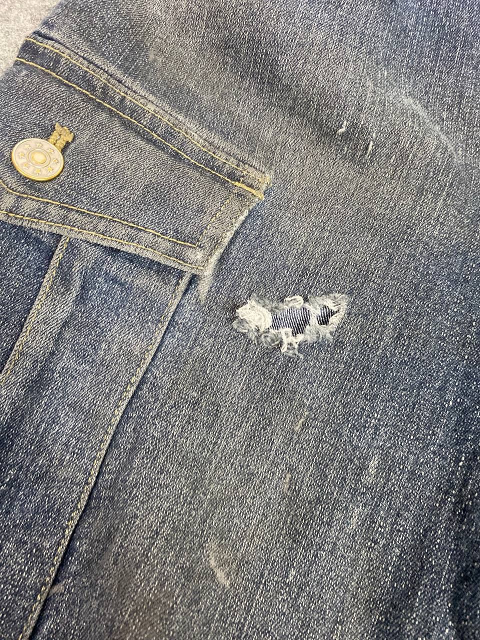 Japanese Brand japanese brand cargo worker distressed denim Size US 34 / EU 50 - 9 Thumbnail