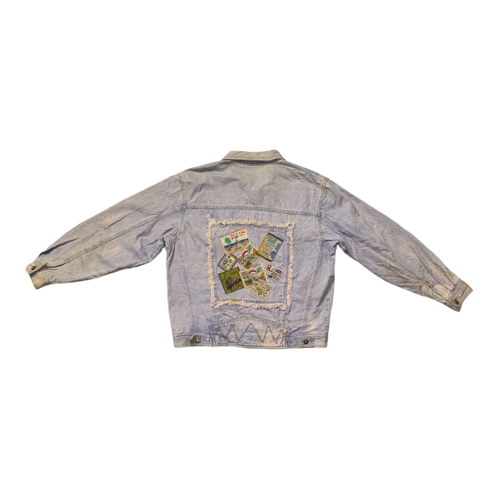 Japanese Brand × Vintage Rare Design Vintage Cuttle Jeans Denim Jackets Size US M / EU 48-50 / 2 - 2 Thumbnail