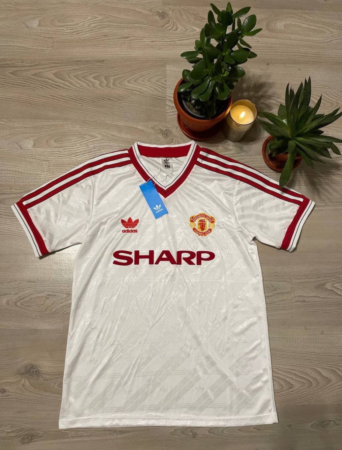 Other Manchester United Vintage Sharp Soccer Jersey Size US M / EU 48-50 / 2 - 1 Thumbnail