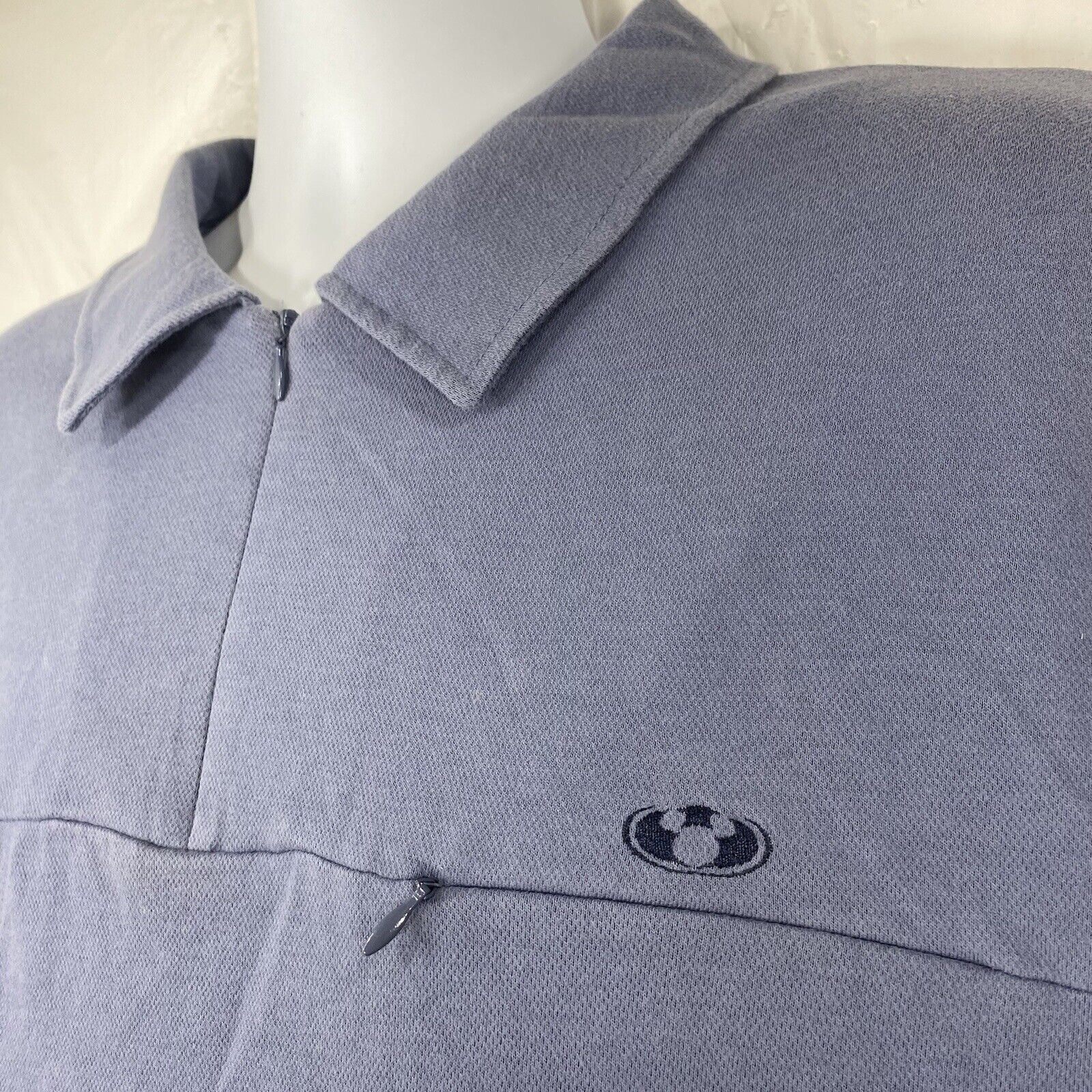 Disney Vintage Walt Disney World 1/4 Zip Polo Shirt Mickey Mouse Size US XL / EU 56 / 4 - 2 Thumbnail