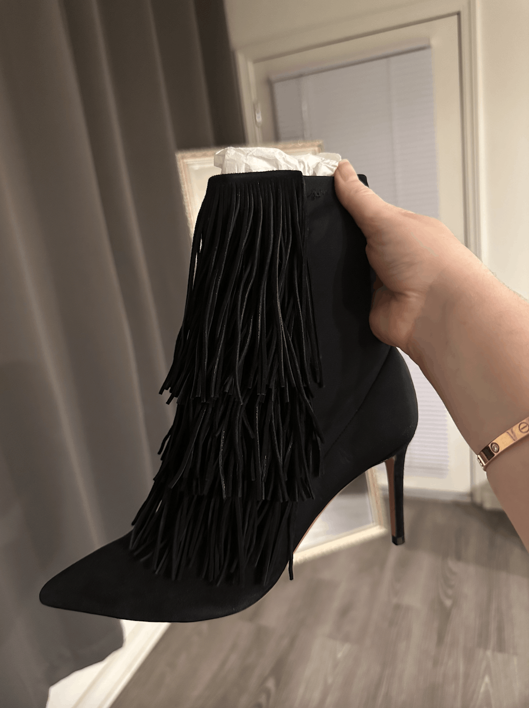 Aquazzura Aquazzura Shake Fringe Boots Size US 7.5 / IT 37.5 - 6 Thumbnail