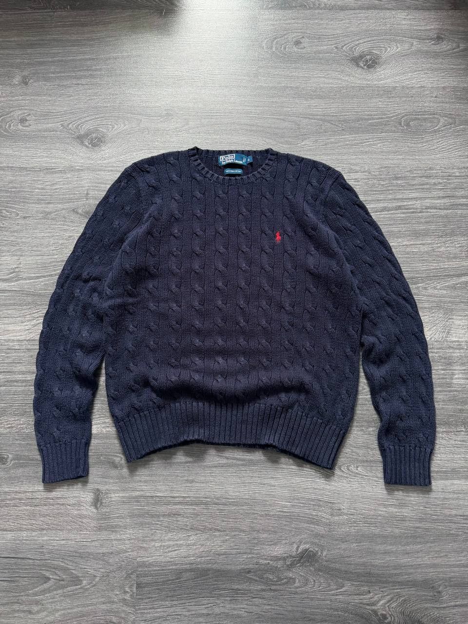 Polo Ralph Lauren Polo Ralph Lauren Luxury Mini Logo Cable Knit Sweater Size US L / EU 52-54 / 3 - 3 Thumbnail