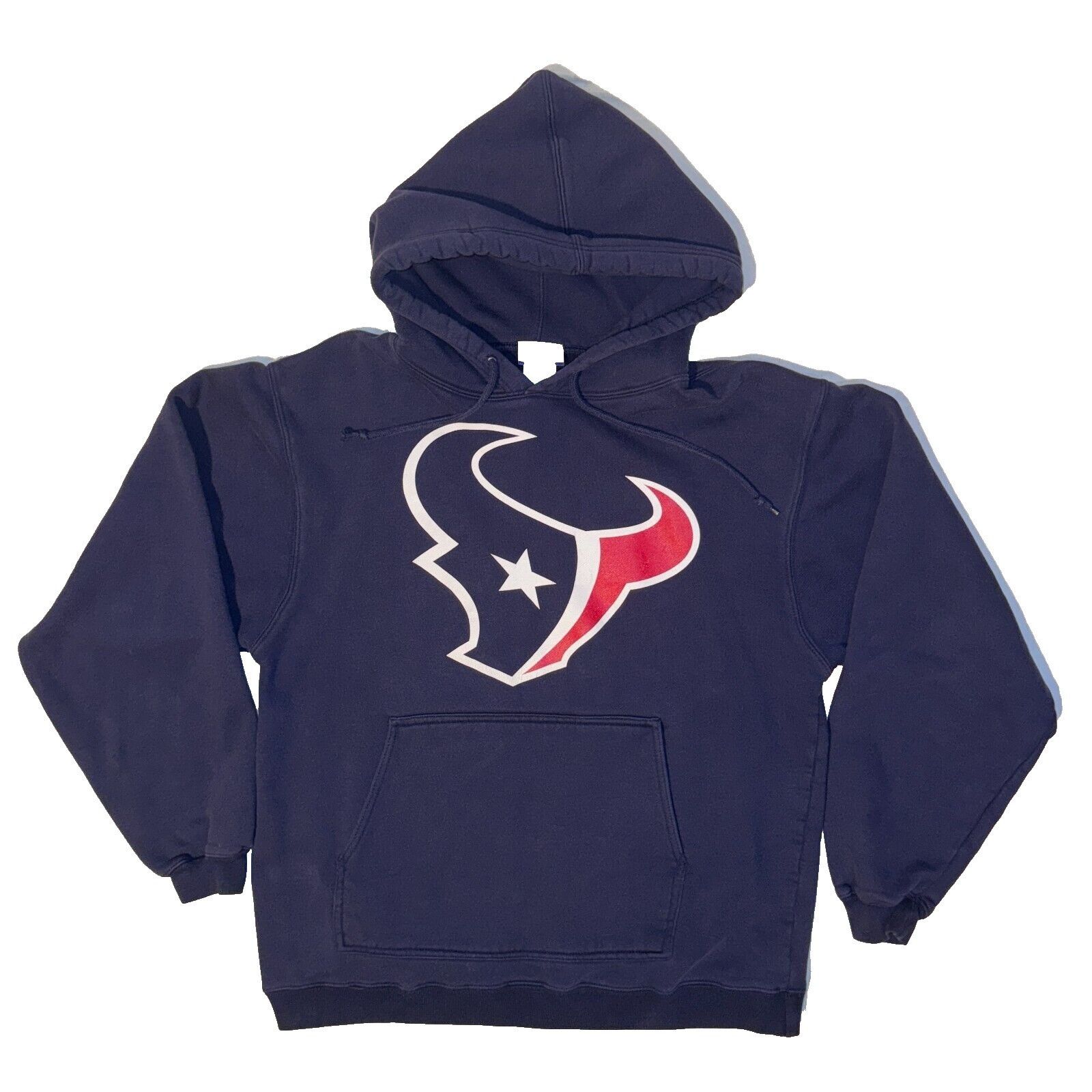 Reebok Vintage Texans Houston NFL Faded Reebok Weave Y2K Hoodie - M Size US M / EU 48-50 / 2 - 1 Thumbnail