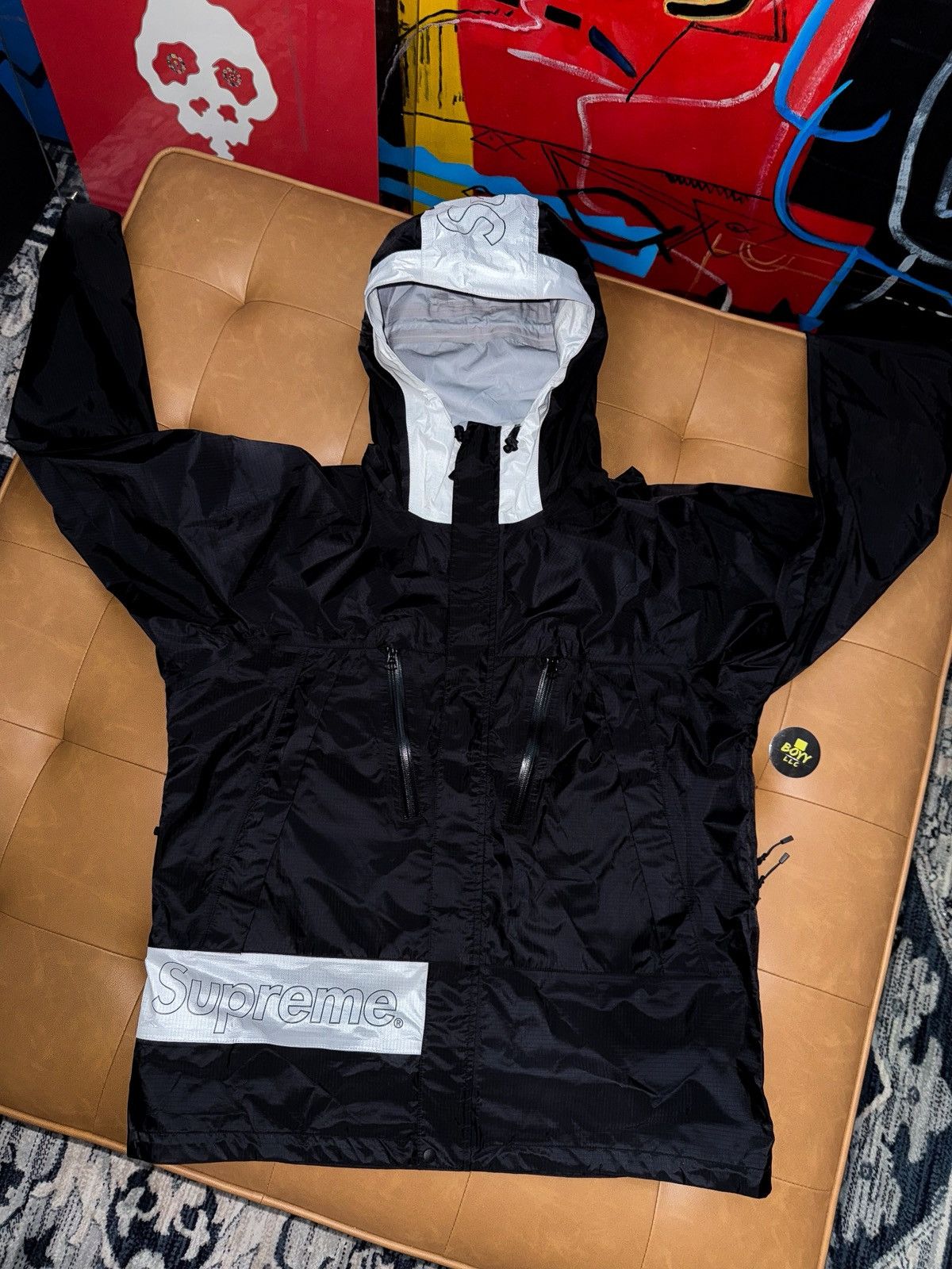 Supreme Supreme tape logo jacket Size US M / EU 48-50 / 2 - 1 Thumbnail