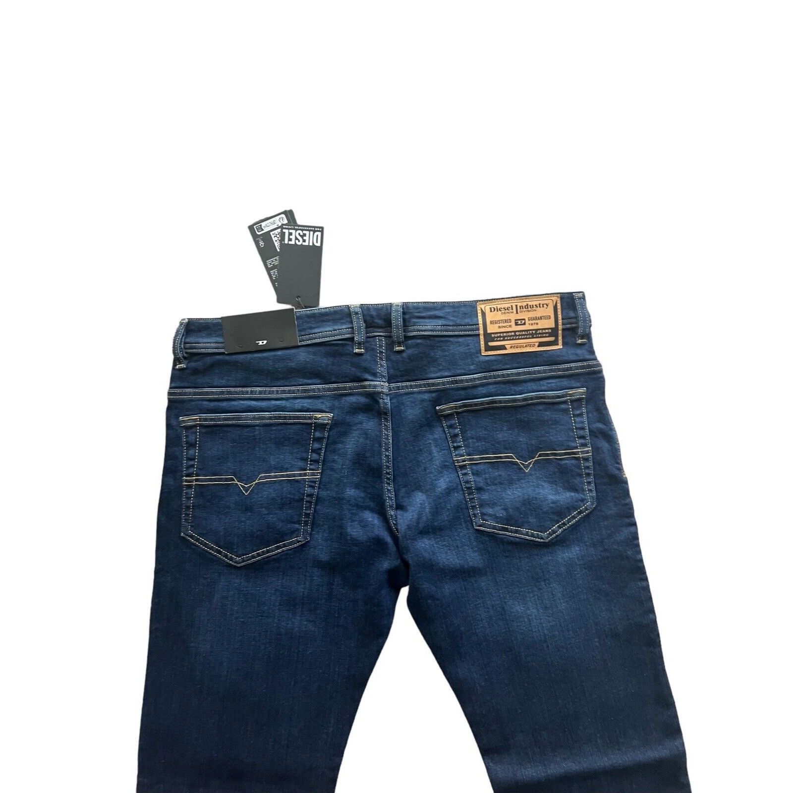 Diesel Diesel Mens Buster Tapered Fit Jeans RM065 Blue Size 36/32 Size US 36 / EU 52 - 5 Thumbnail