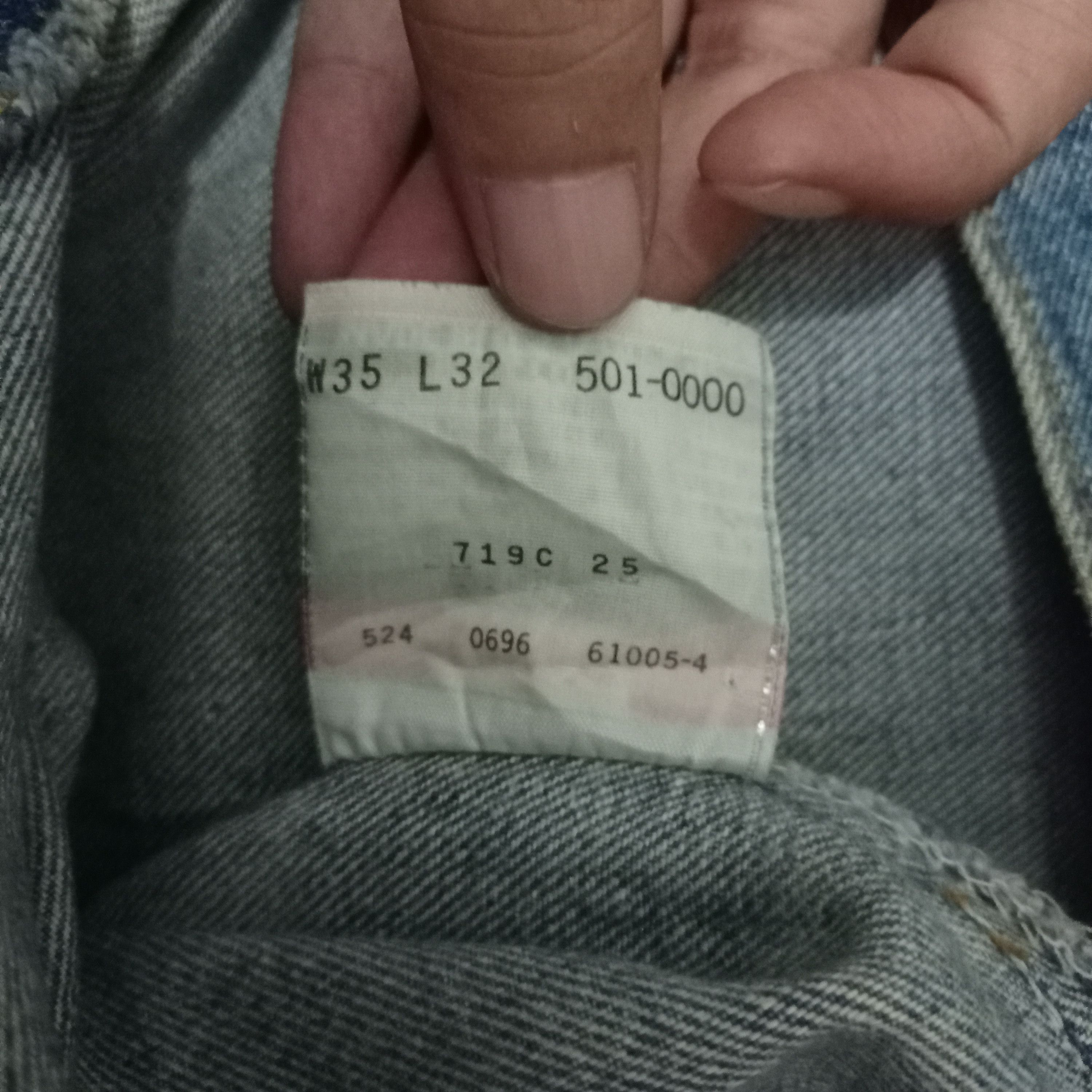 Levi's Vintage 90s Levis 501 Mud Wash Distressed Baggy Jeans 34x29 Size US 34 / EU 50 - 11 Thumbnail