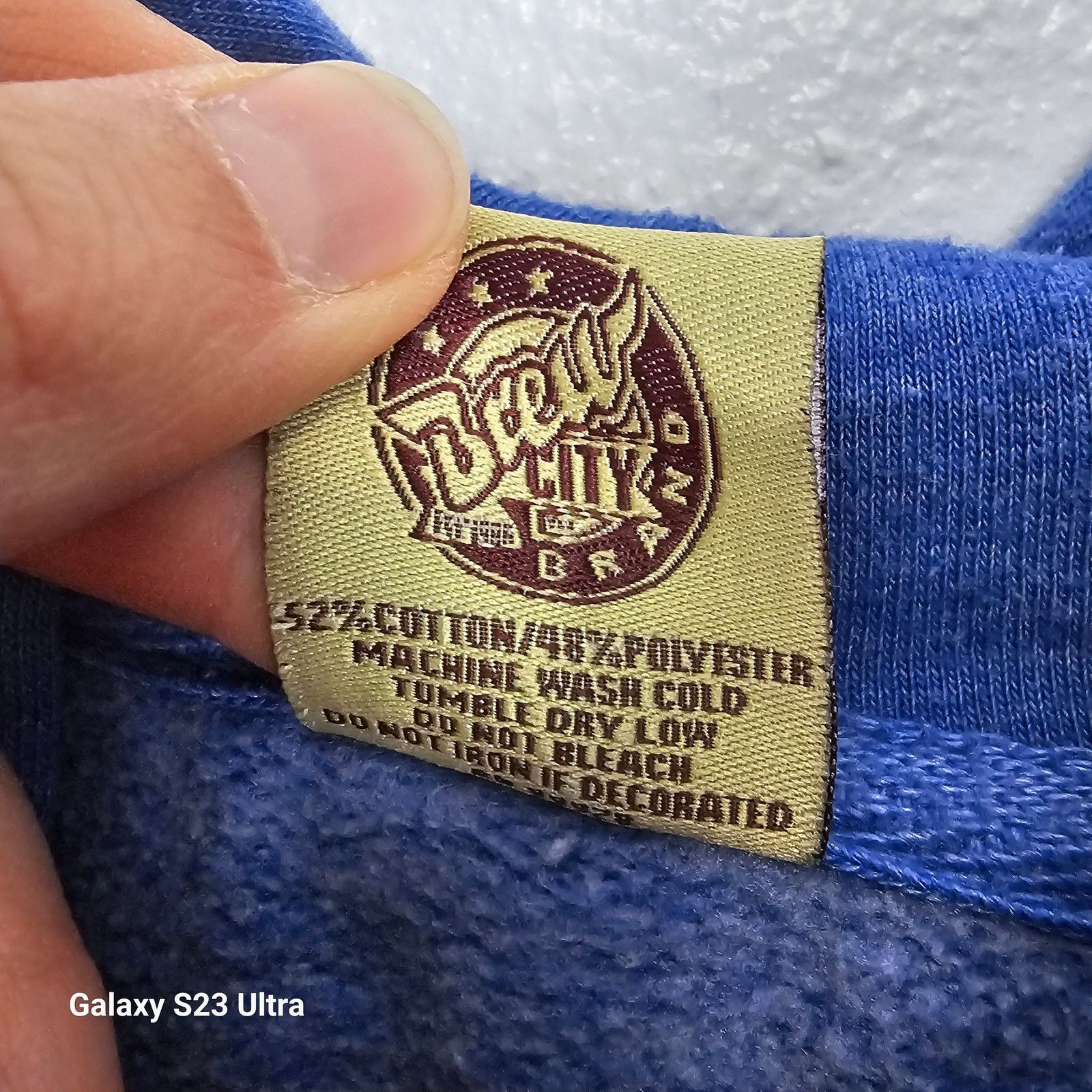 Vintage Vintage Brew City Mens Hoodie Sweatshirt Pullover Size L Size US L / EU 52-54 / 3 - 7 Thumbnail