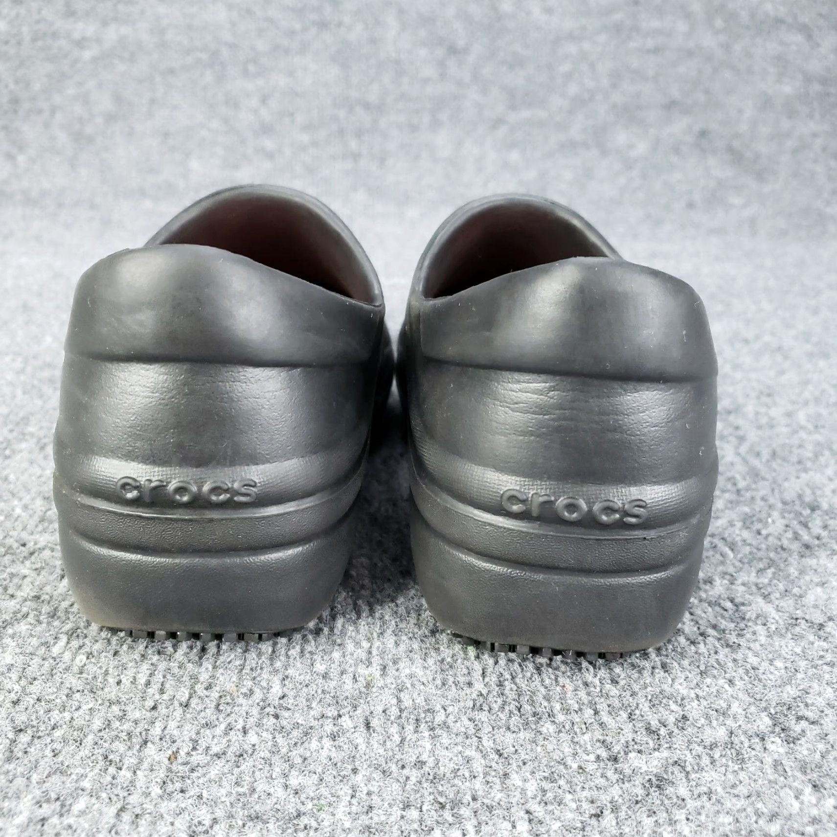 Crocs CROCS Clogs Women 6 Black Slip On Comfort Waterproof Slip Resistant Casual Shoes Women Lighweight Synthetic Flat Toe Round Vintage No 207231 Size ONE SIZE - 5 Thumbnail