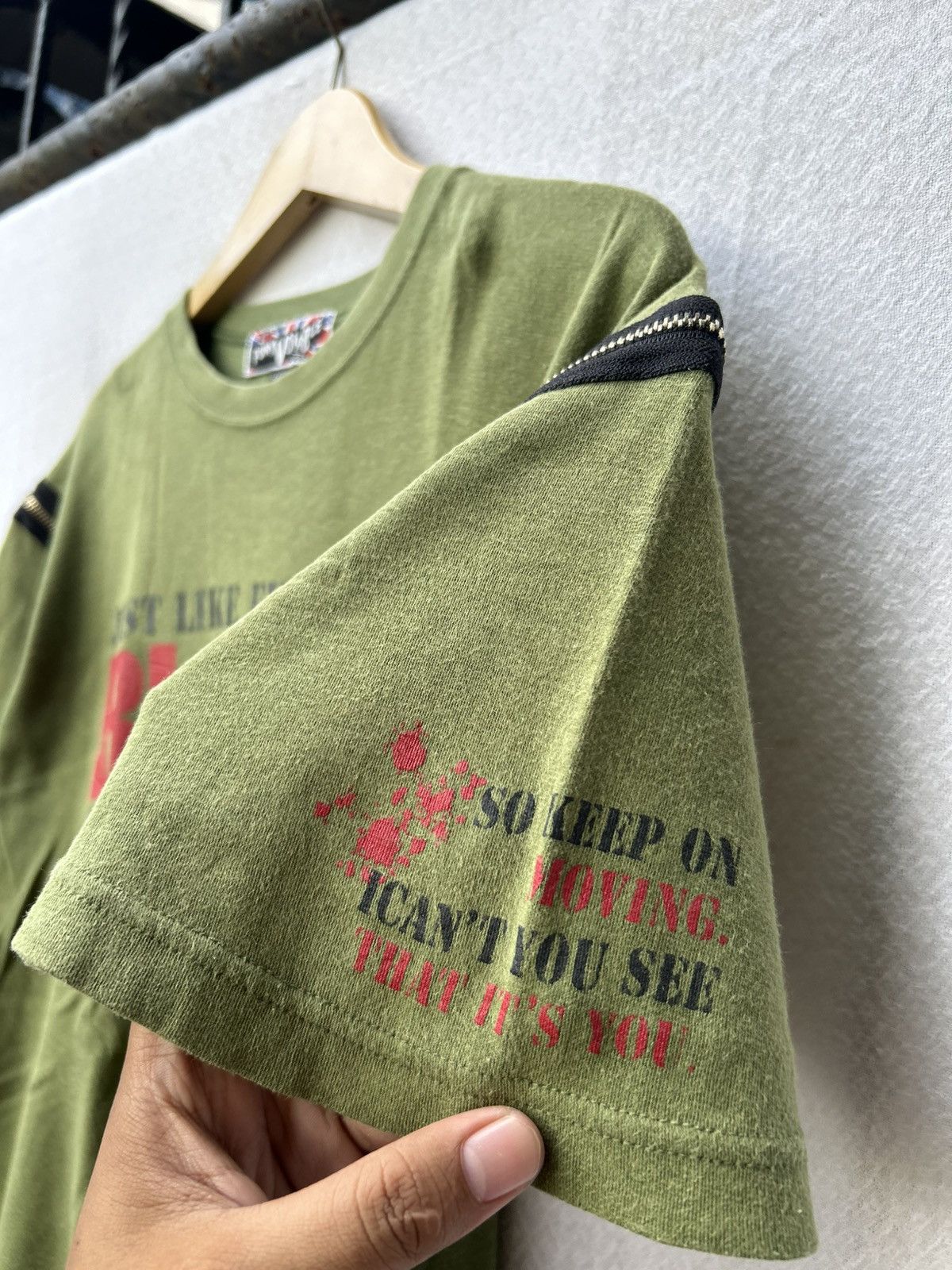 If Six Was Nine × Japanese Brand × Le Grande Bleu (L.G.B.) 💸BINDINGOFFER💸Punk Vorable Multizip Sleeve Skull Shirt Size US L / EU 52-54 / 3 - 7 Thumbnail